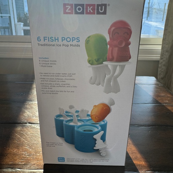 Zoko Fish Pops Ice Pop Molds - Multicolor - Picture 2 of 10